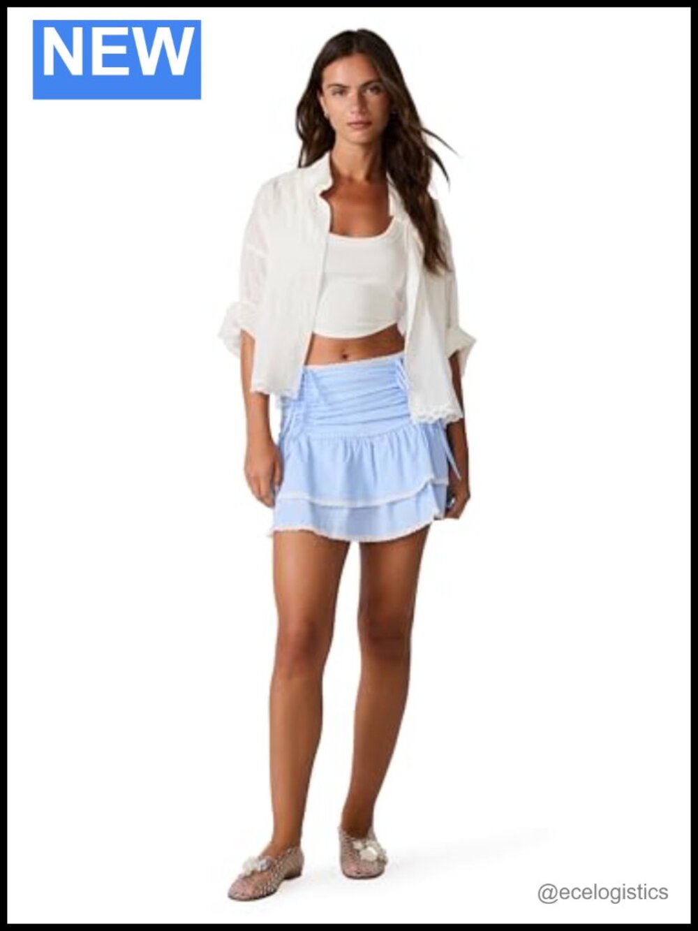 Steve Madden Darienne Mini Skirt 98% Cotton Striped Mid Rise Zip